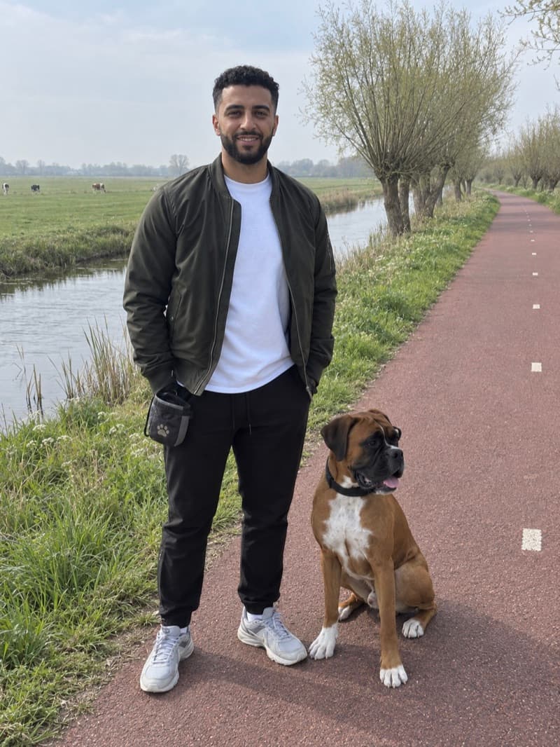 Youssef El Amrani, gespecialiseerde gedragscoach bij DoggoPlan